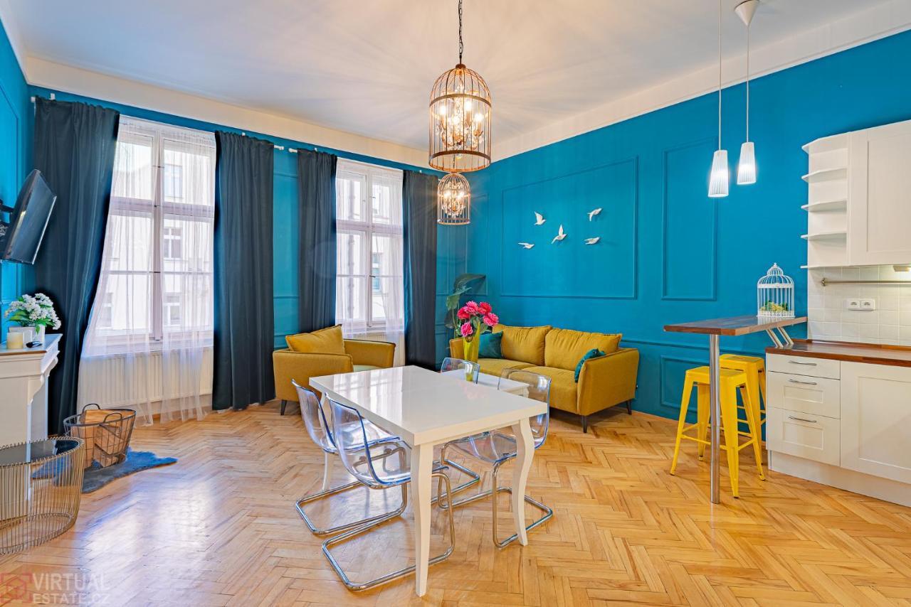 Colorful Wenceslas Square Apartment Prag Eksteriør billede